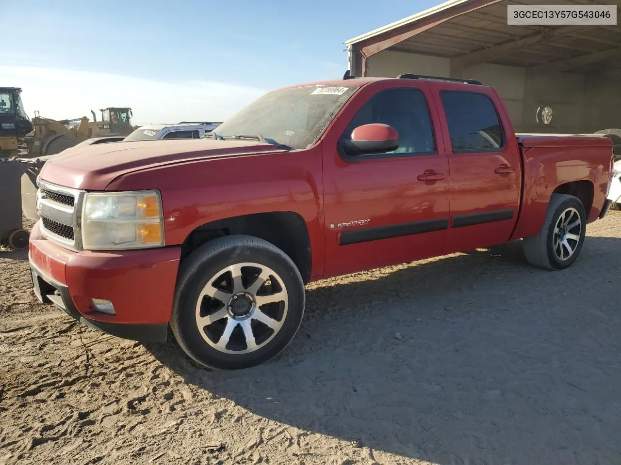 2007 Chevrolet Silverado C1500 Crew Cab VIN: 3GCEC13Y57G543046 Lot: 76789964