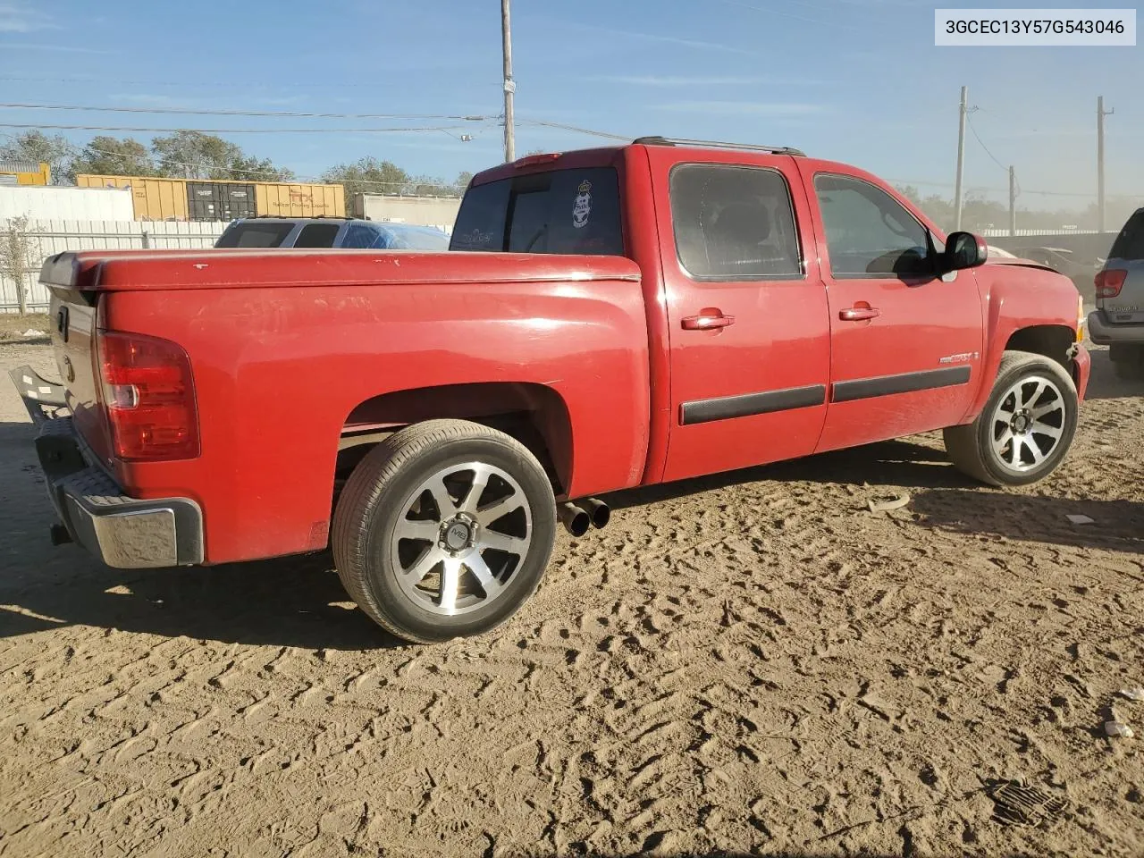 2007 Chevrolet Silverado C1500 Crew Cab VIN: 3GCEC13Y57G543046 Lot: 76789964