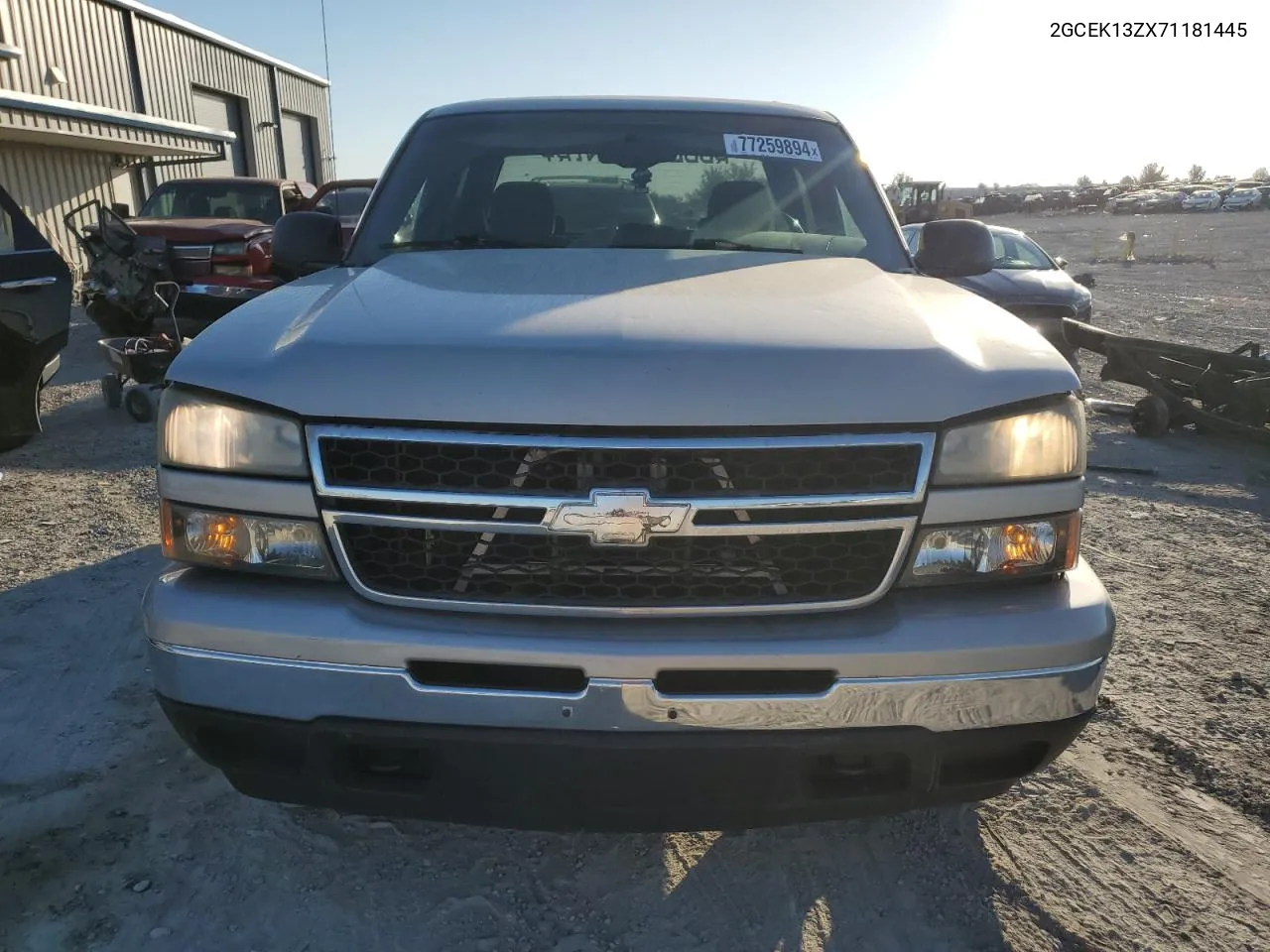 2007 Chevrolet Silverado K1500 Classic Crew Cab VIN: 2GCEK13ZX71181445 Lot: 77259894