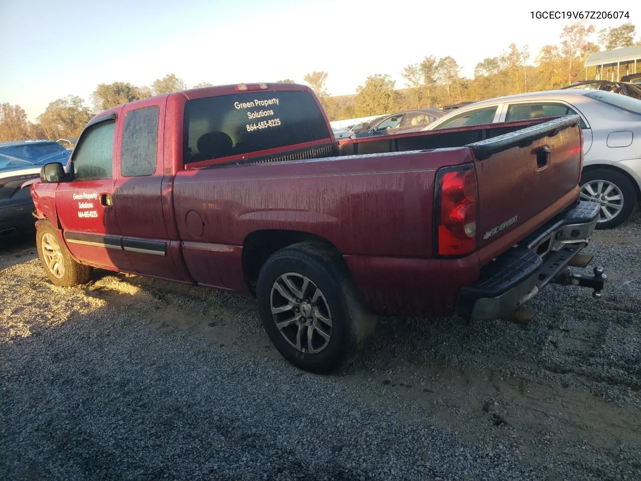 2007 Chevrolet Silverado C1500 Classic VIN: 1GCEC19V67Z206074 Lot: 77393044