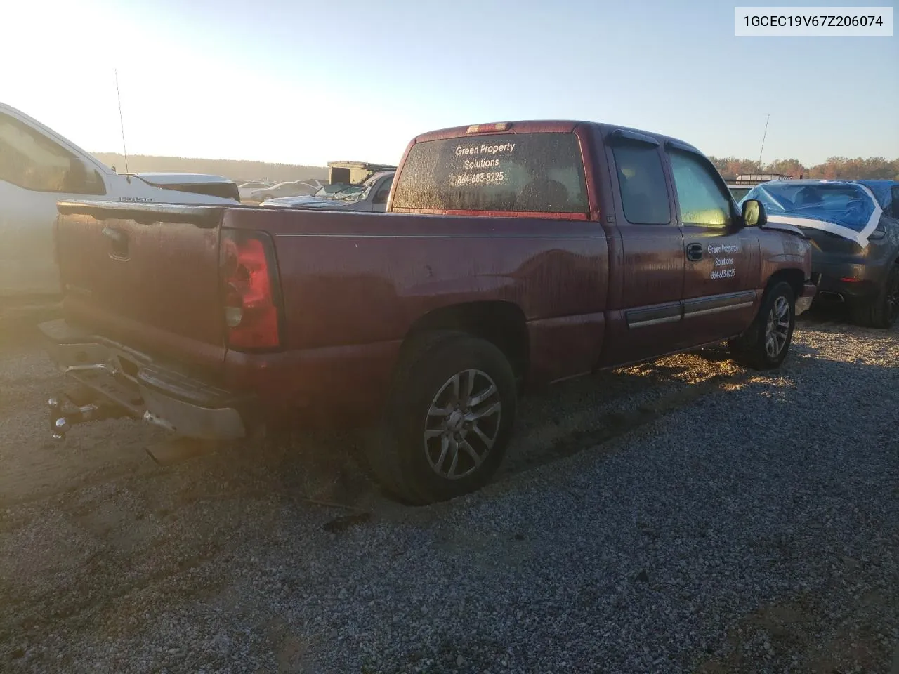 2007 Chevrolet Silverado C1500 Classic VIN: 1GCEC19V67Z206074 Lot: 77393044