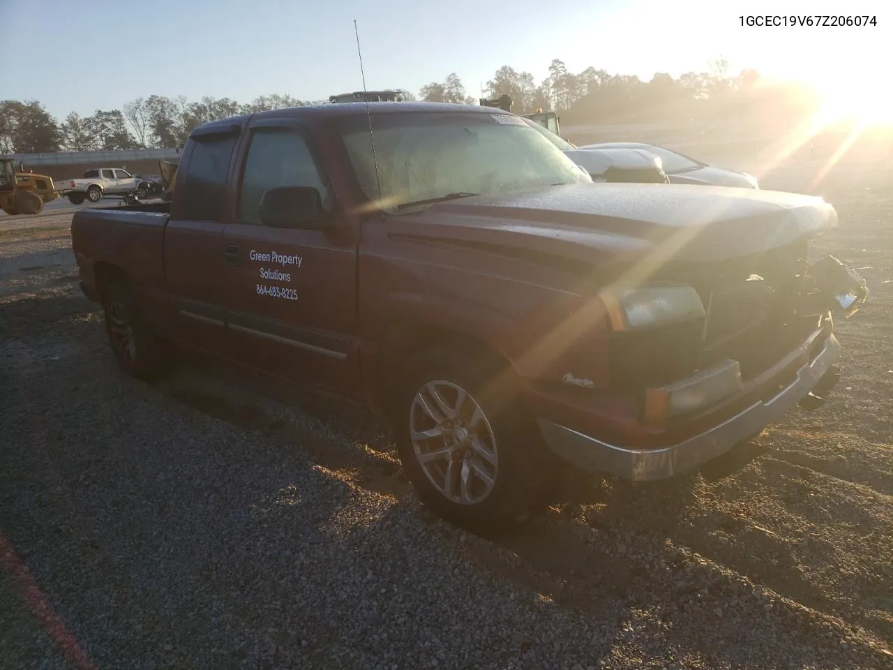 2007 Chevrolet Silverado C1500 Classic VIN: 1GCEC19V67Z206074 Lot: 77393044