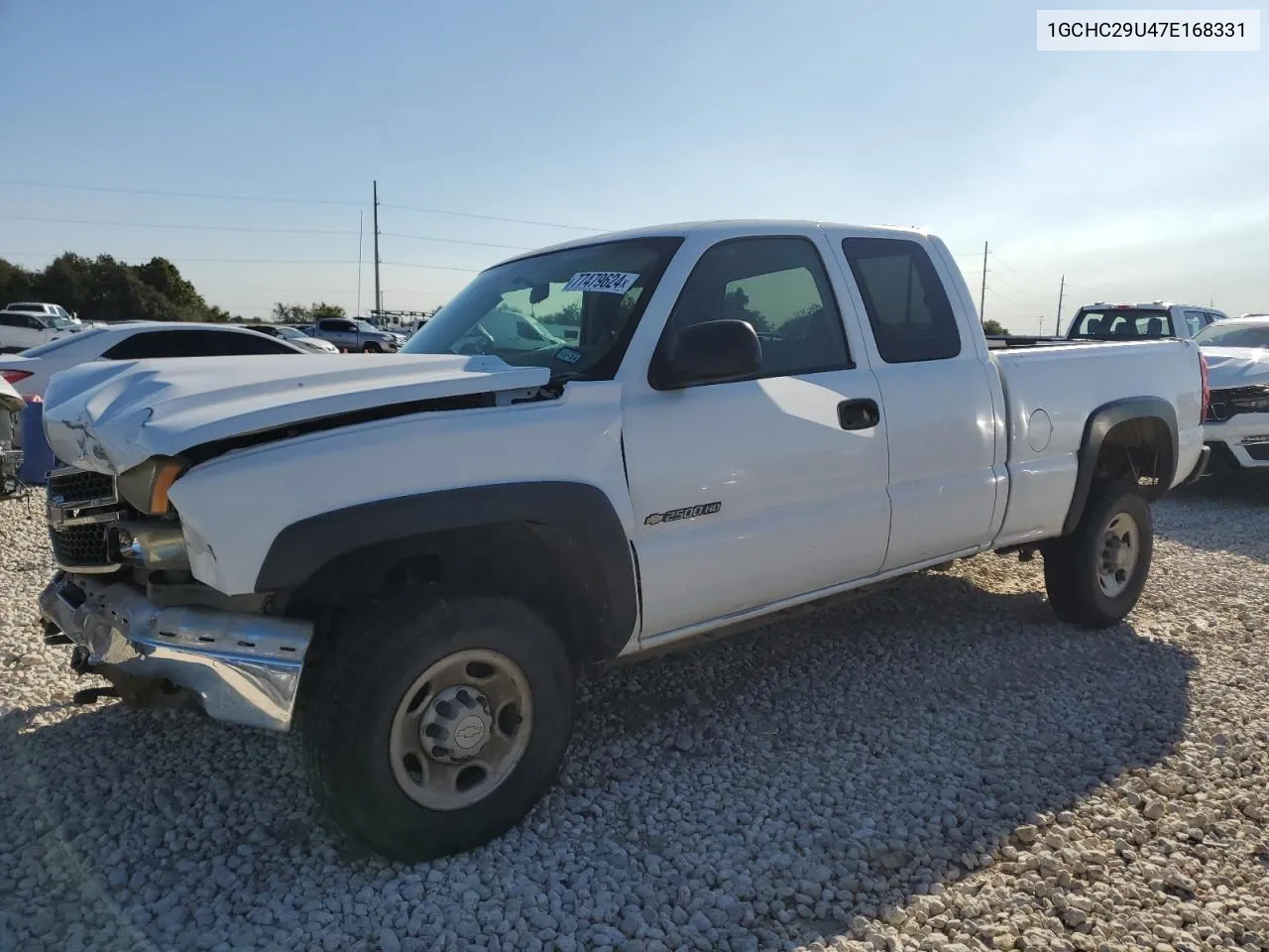 2007 Chevrolet Silverado C2500 Heavy Duty VIN: 1GCHC29U47E168331 Lot: 77479624