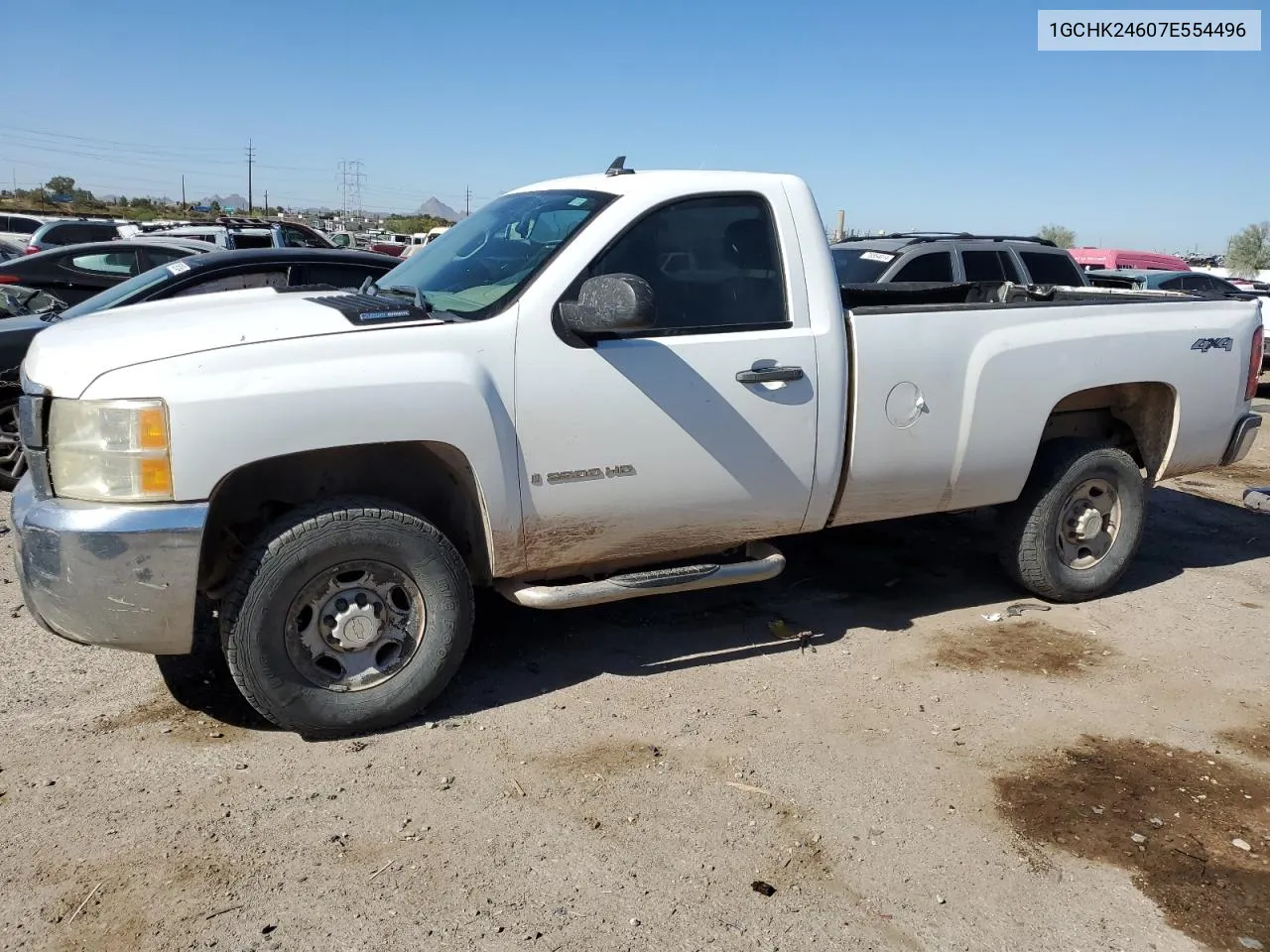 2007 Chevrolet Silverado K2500 Heavy Duty VIN: 1GCHK24607E554496 Lot: 77594484