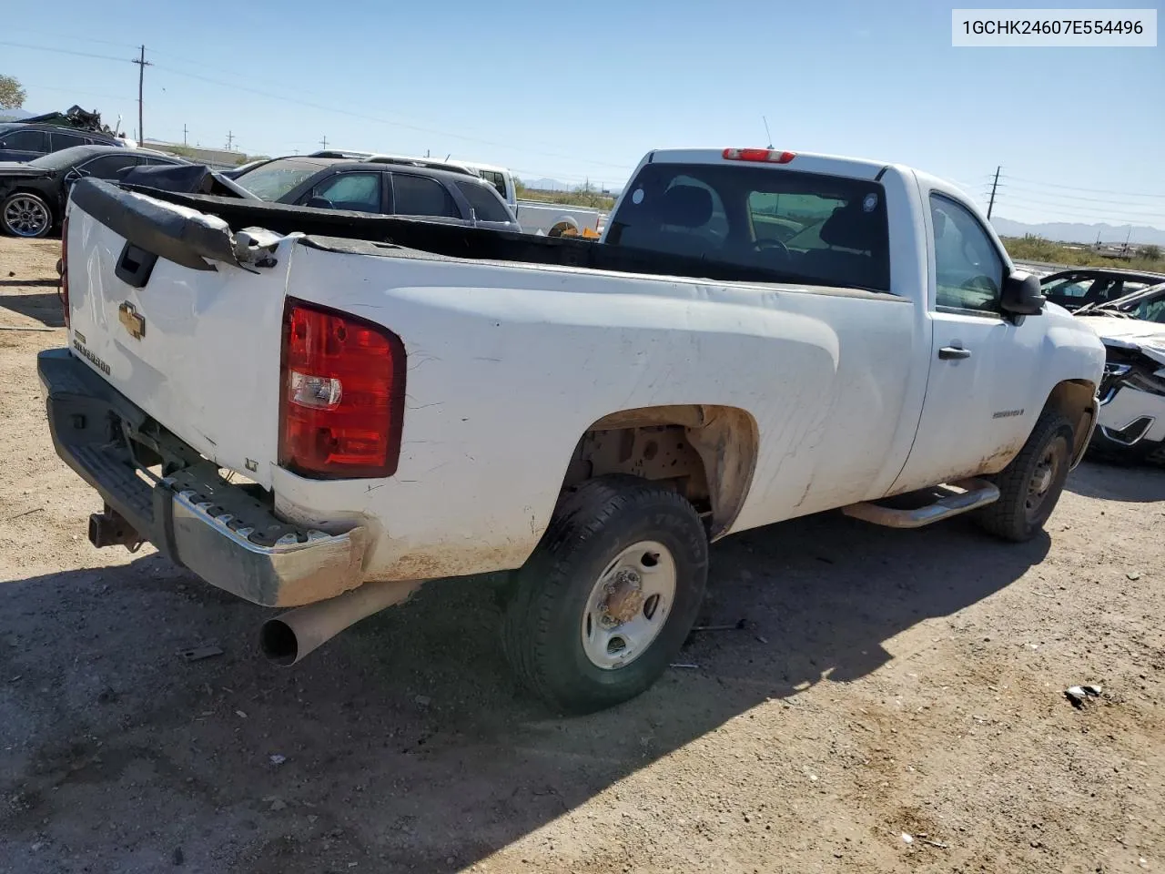 2007 Chevrolet Silverado K2500 Heavy Duty VIN: 1GCHK24607E554496 Lot: 77594484