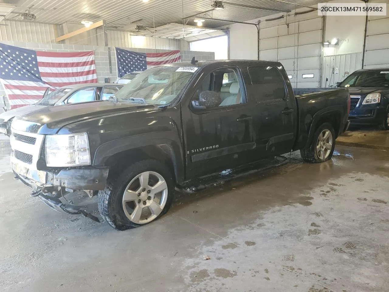 2007 Chevrolet Silverado K1500 Crew Cab VIN: 2GCEK13M471569582 Lot: 77906994