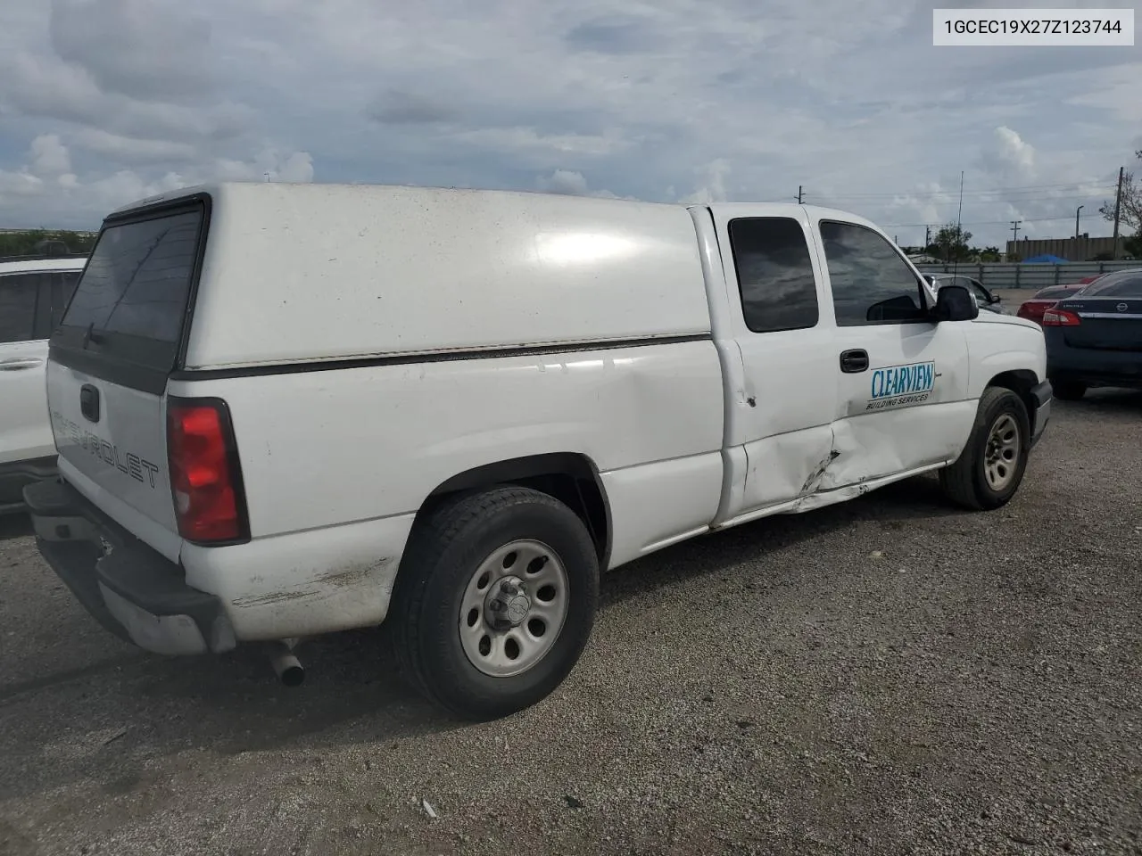 2007 Chevrolet Silverado C1500 Classic VIN: 1GCEC19X27Z123744 Lot: 77969064