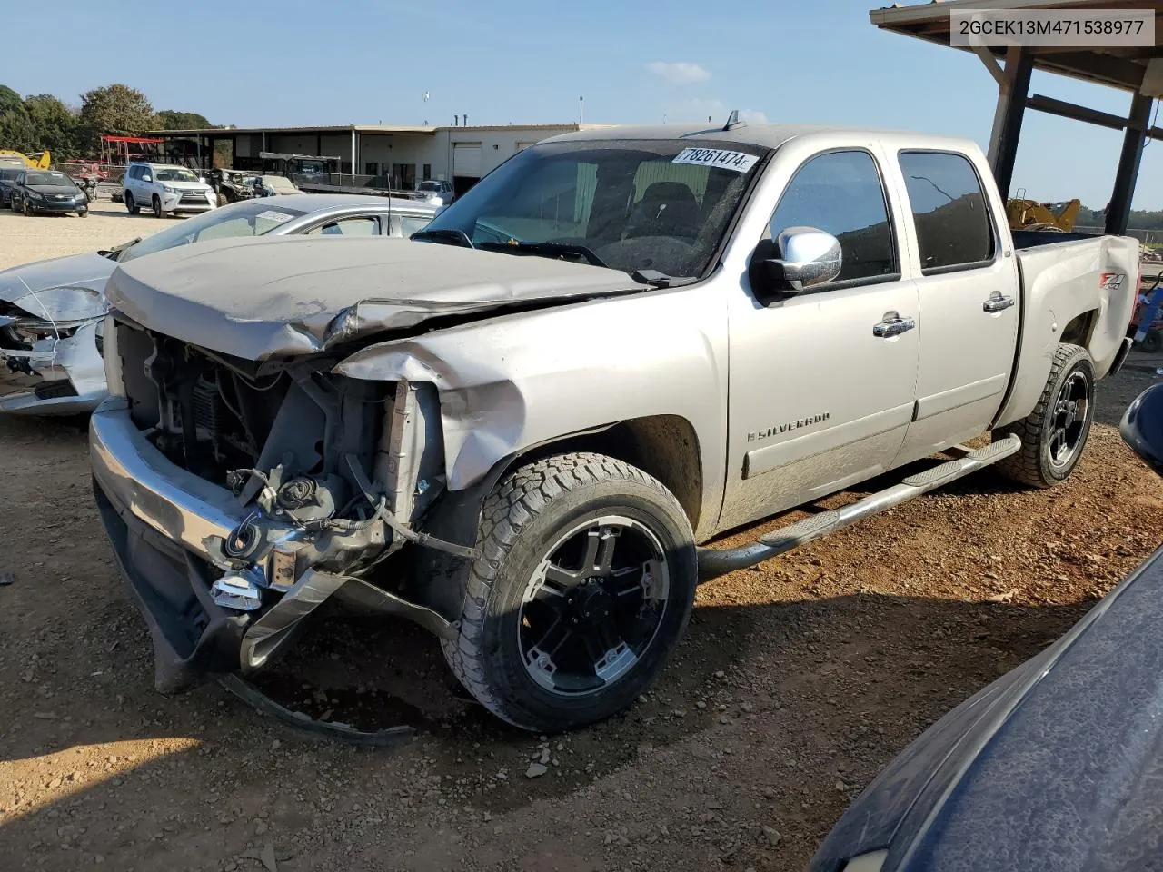 2007 Chevrolet Silverado K1500 Crew Cab VIN: 2GCEK13M471538977 Lot: 78261474