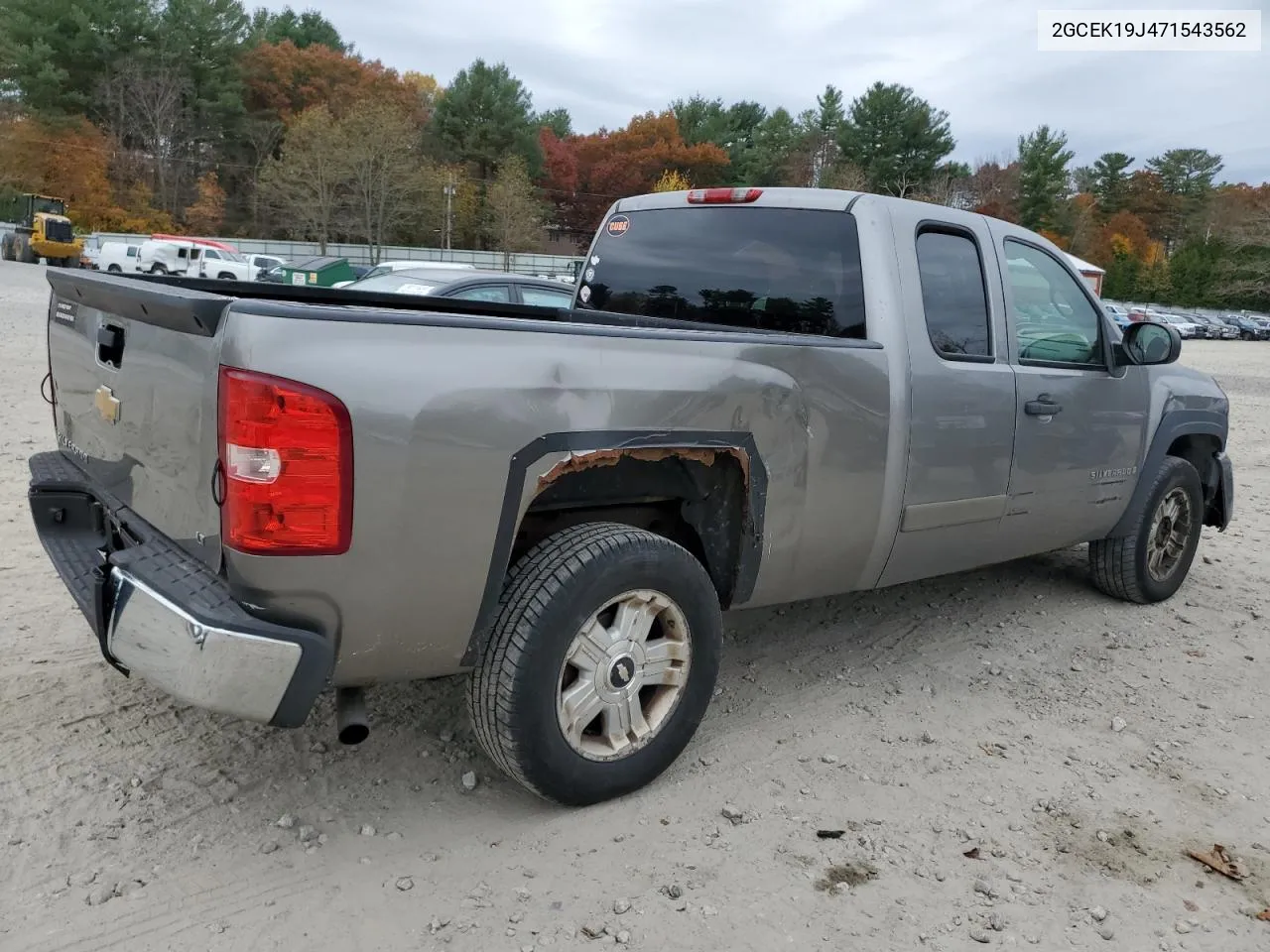 2007 Chevrolet Silverado K1500 VIN: 2GCEK19J471543562 Lot: 78387774