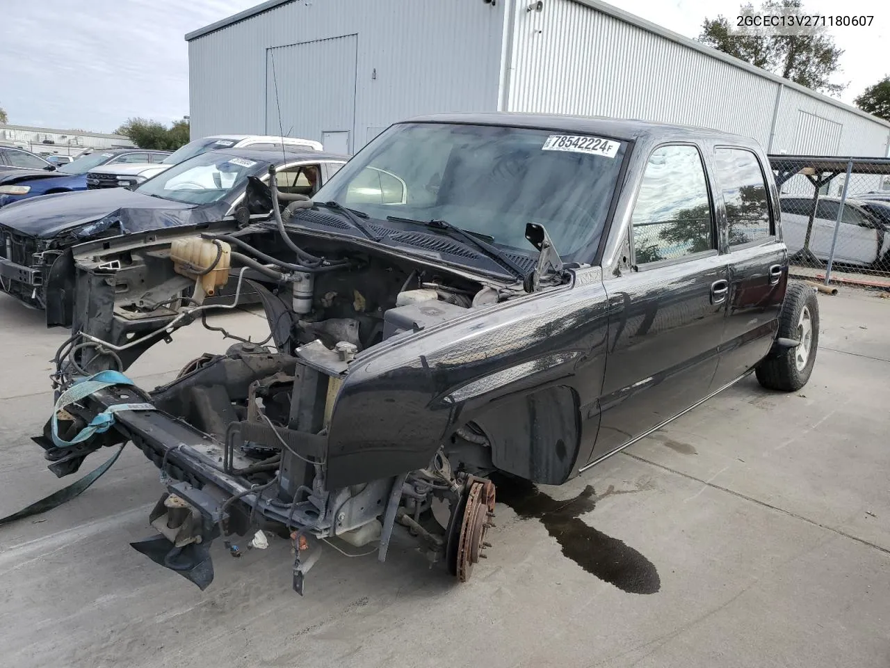 2007 Chevrolet Silverado C1500 Classic Crew Cab VIN: 2GCEC13V271180607 Lot: 78542224