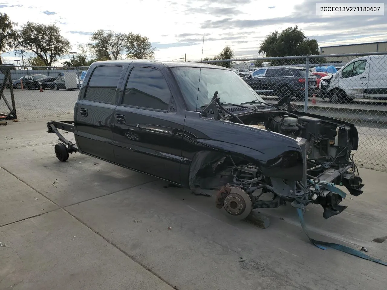 2007 Chevrolet Silverado C1500 Classic Crew Cab VIN: 2GCEC13V271180607 Lot: 78542224