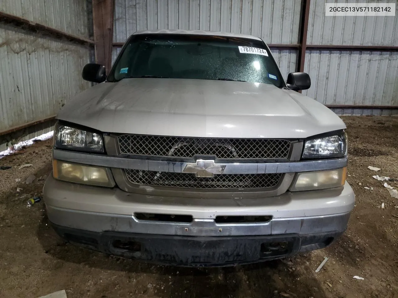 2007 Chevrolet Silverado C1500 Classic Crew Cab VIN: 2GCEC13V571182142 Lot: 78701724