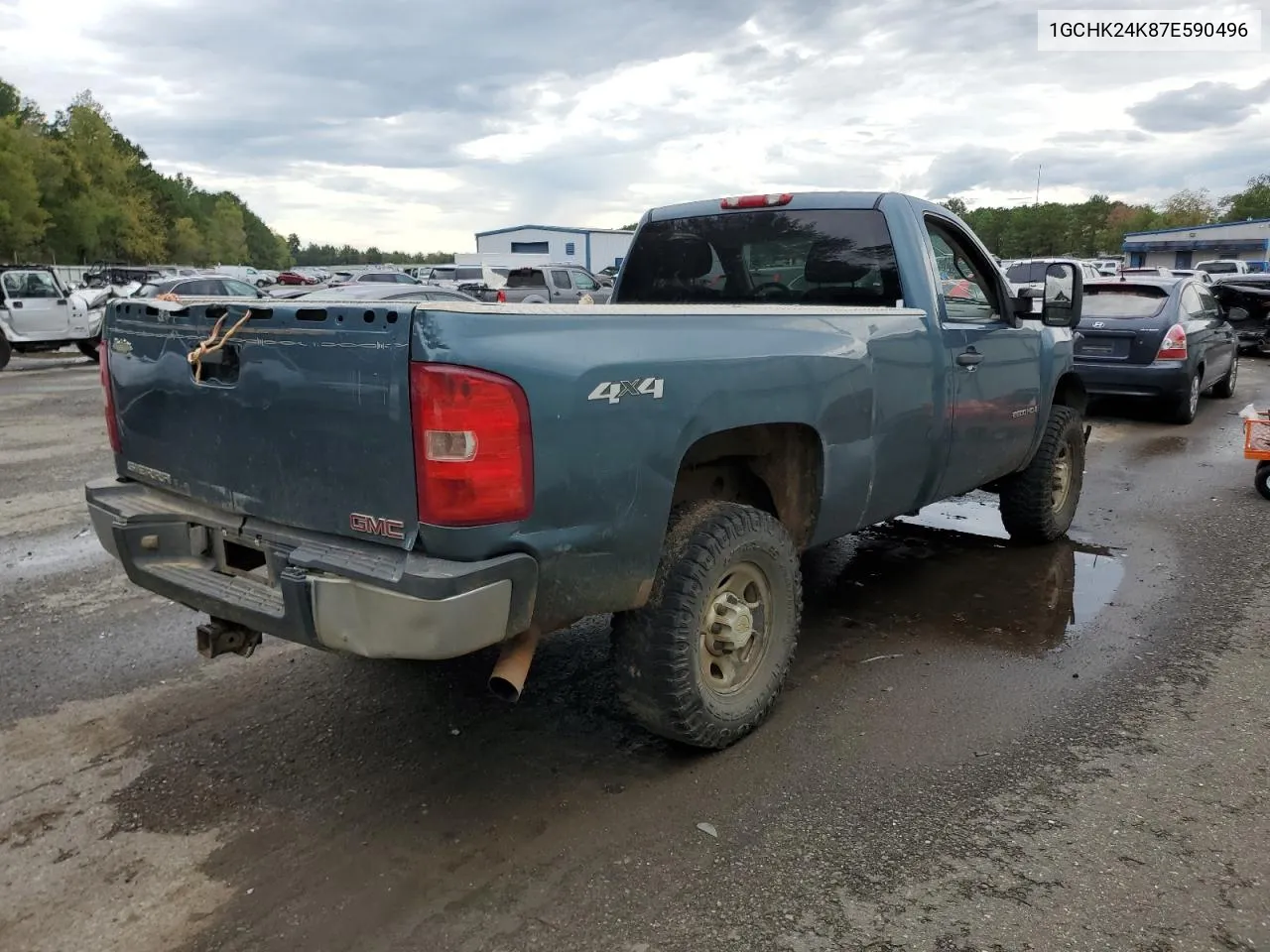 2007 Chevrolet Silverado K2500 Heavy Duty VIN: 1GCHK24K87E590496 Lot: 79022464