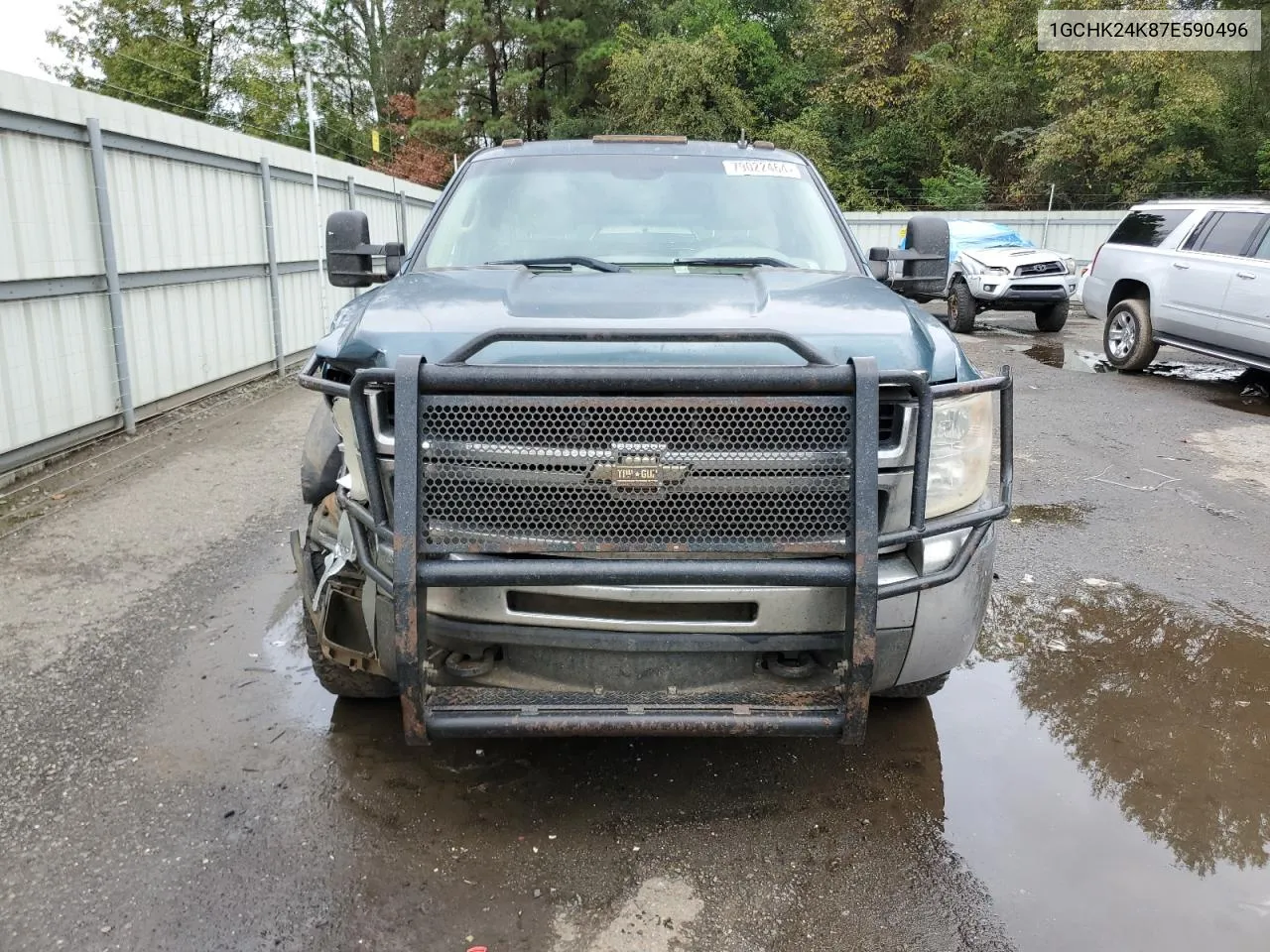 2007 Chevrolet Silverado K2500 Heavy Duty VIN: 1GCHK24K87E590496 Lot: 79022464