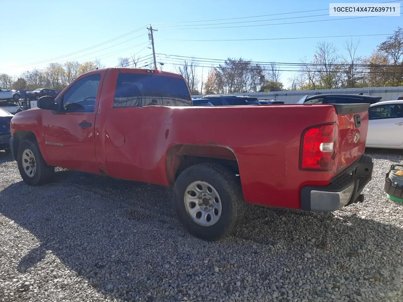 2007 Chevrolet Silverado C1500 Classic VIN: 1GCEC14X47Z639711 Lot: 79166324