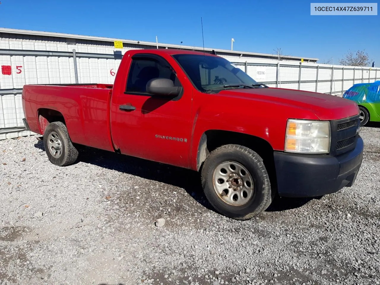 2007 Chevrolet Silverado C1500 Classic VIN: 1GCEC14X47Z639711 Lot: 79166324