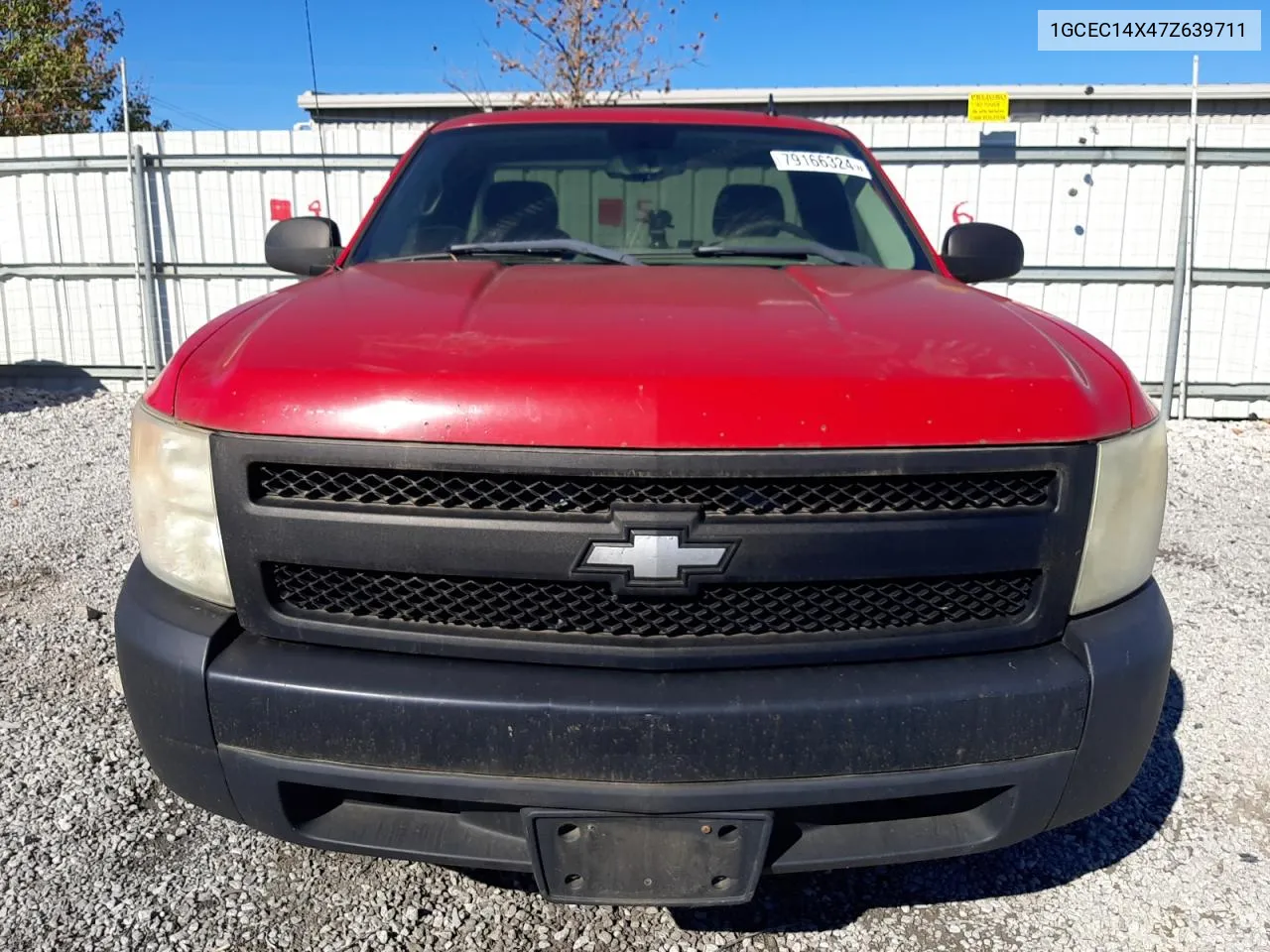 2007 Chevrolet Silverado C1500 Classic VIN: 1GCEC14X47Z639711 Lot: 79166324