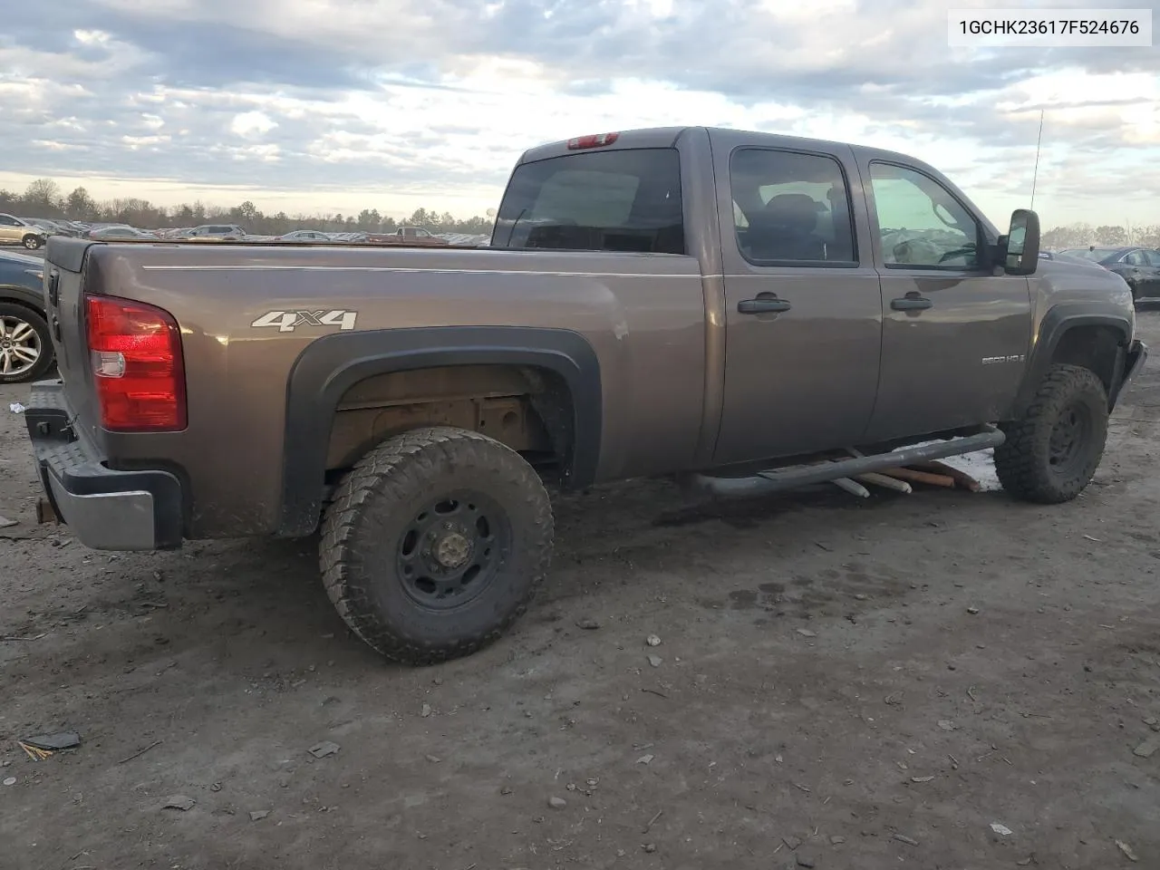 2007 Chevrolet Silverado K2500 Heavy Duty VIN: 1GCHK23617F524676 Lot: 79557924