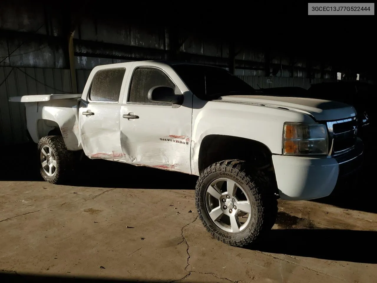 2007 Chevrolet Silverado C1500 Crew Cab VIN: 3GCEC13J77G522444 Lot: 79577294