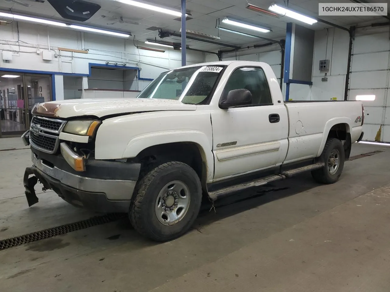 2007 Chevrolet Silverado K2500 Heavy Duty VIN: 1GCHK24UX7E186570 Lot: 79755624