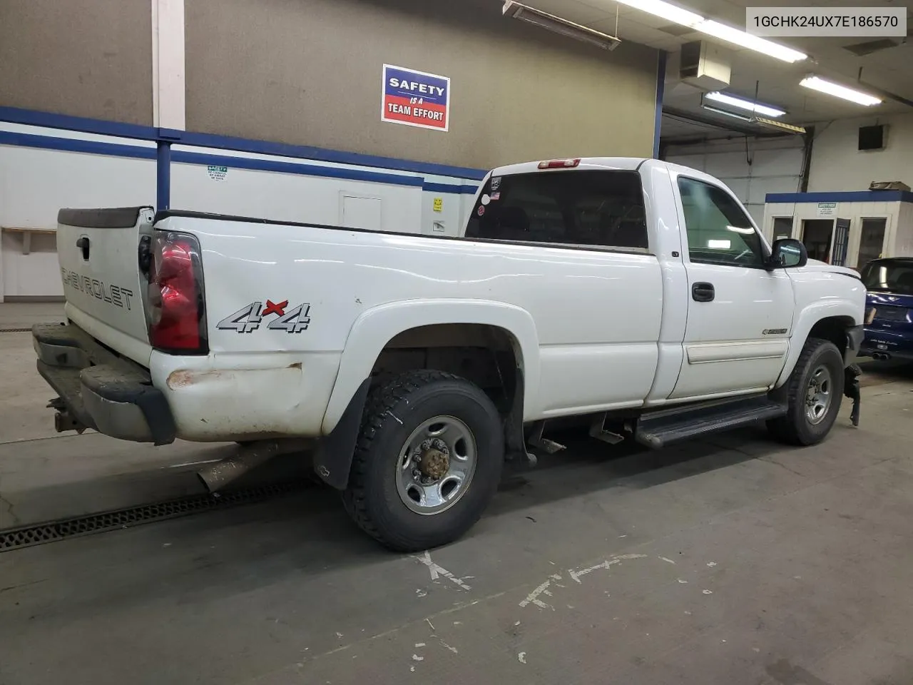 2007 Chevrolet Silverado K2500 Heavy Duty VIN: 1GCHK24UX7E186570 Lot: 79755624