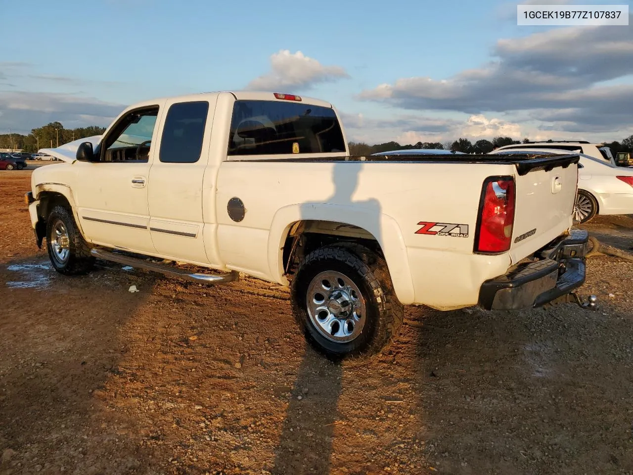 2007 Chevrolet Silverado K1500 Classic VIN: 1GCEK19B77Z107837 Lot: 79844794