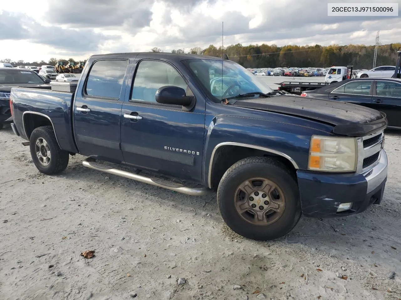 2007 Chevrolet Silverado C1500 Crew Cab VIN: 2GCEC13J971500096 Lot: 79884574