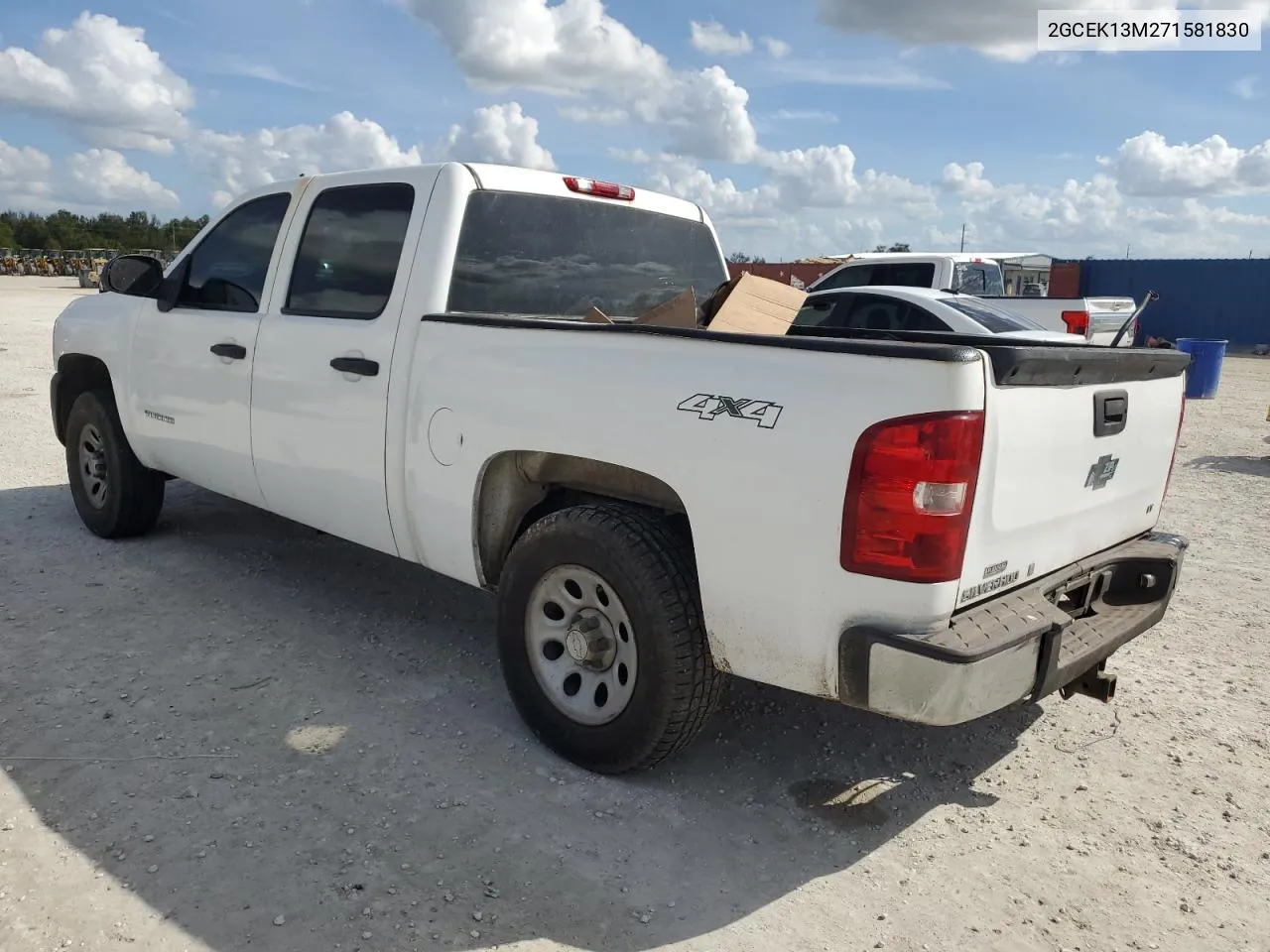 2007 Chevrolet Silverado K1500 Crew Cab VIN: 2GCEK13M271581830 Lot: 79930874