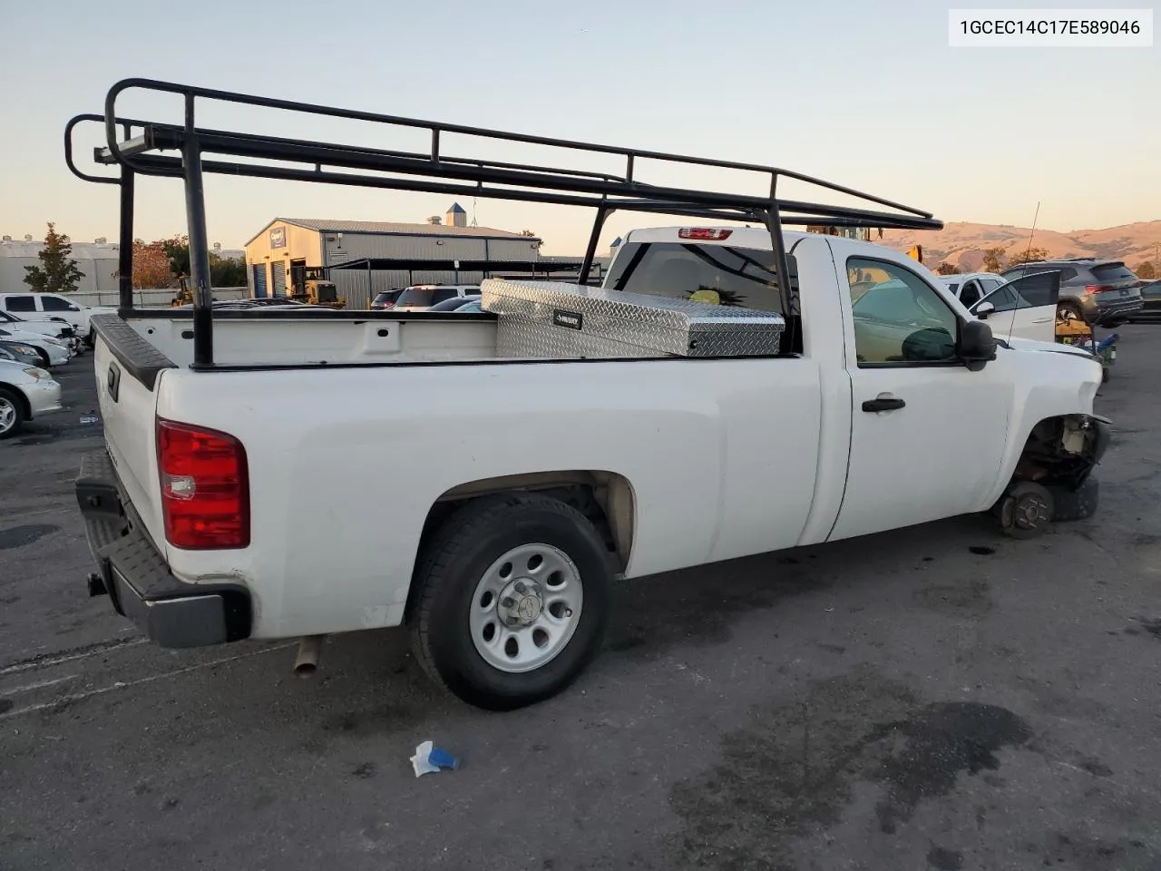 2007 Chevrolet Silverado C1500 VIN: 1GCEC14C17E589046 Lot: 80266334