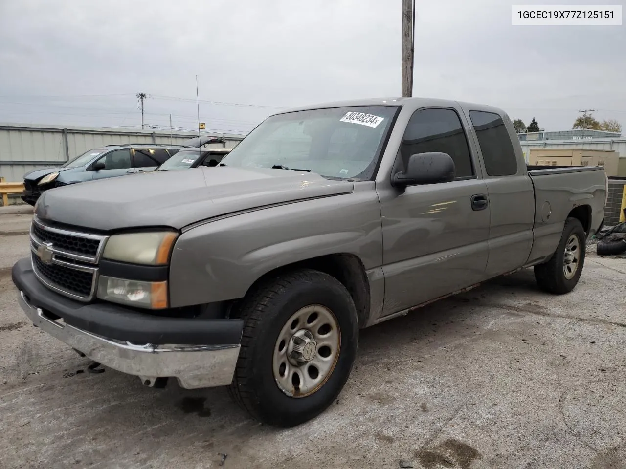 2007 Chevrolet Silverado C1500 Classic VIN: 1GCEC19X77Z125151 Lot: 80348234