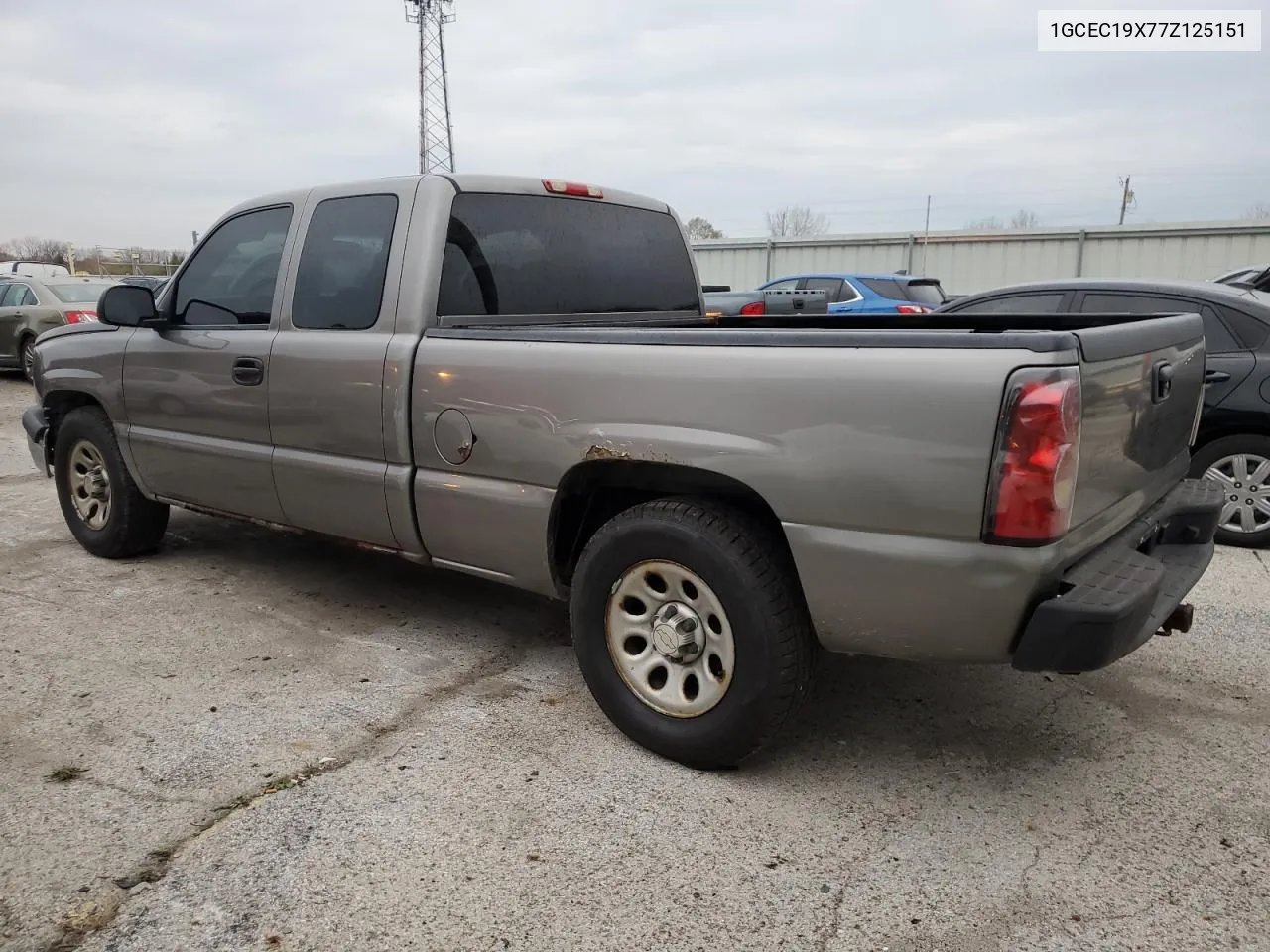 2007 Chevrolet Silverado C1500 Classic VIN: 1GCEC19X77Z125151 Lot: 80348234