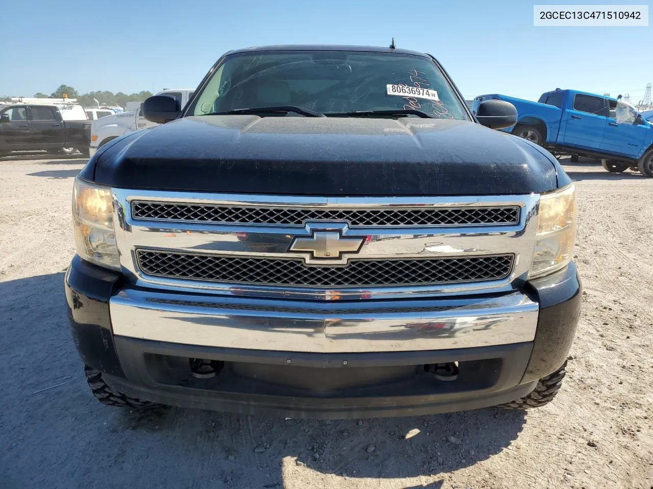 2007 Chevrolet Silverado C1500 Crew Cab VIN: 2GCEC13C471510942 Lot: 80636974