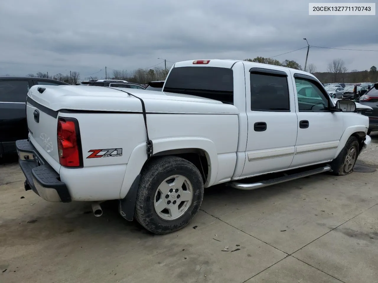 2007 Chevrolet Silverado K1500 Classic Crew Cab VIN: 2GCEK13Z771170743 Lot: 80965404