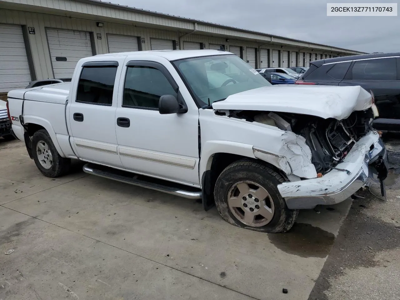 2007 Chevrolet Silverado K1500 Classic Crew Cab VIN: 2GCEK13Z771170743 Lot: 80965404