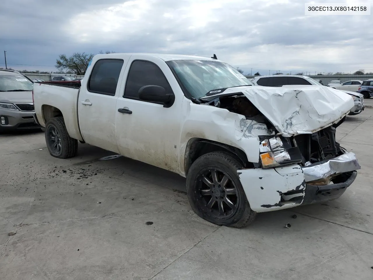 2008 Chevrolet Silverado C1500 VIN: 3GCEC13JX8G142158 Lot: 44737444