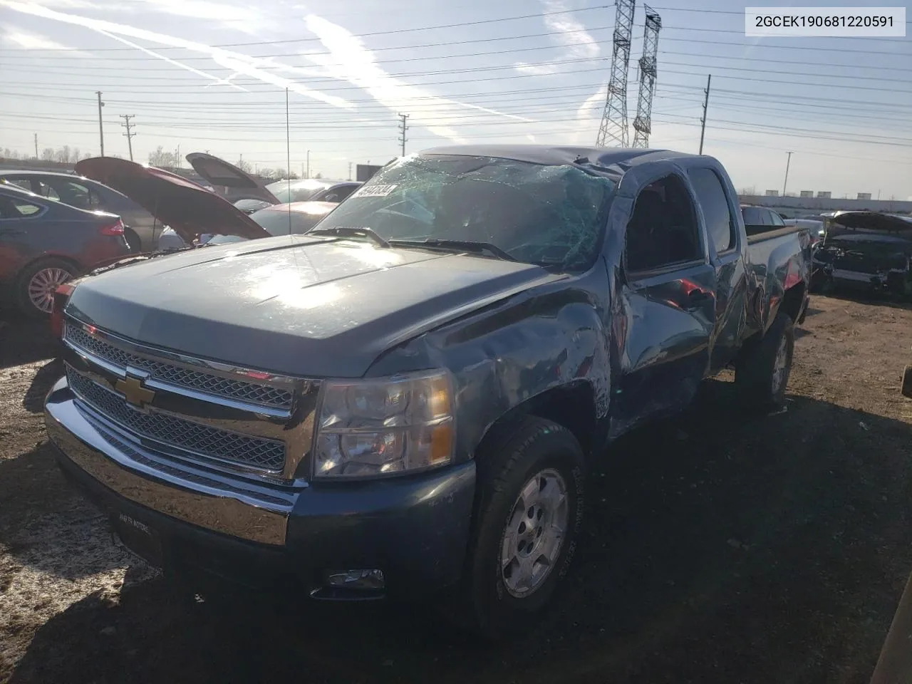 2GCEK190681220591 2008 Chevrolet Silverado K1500