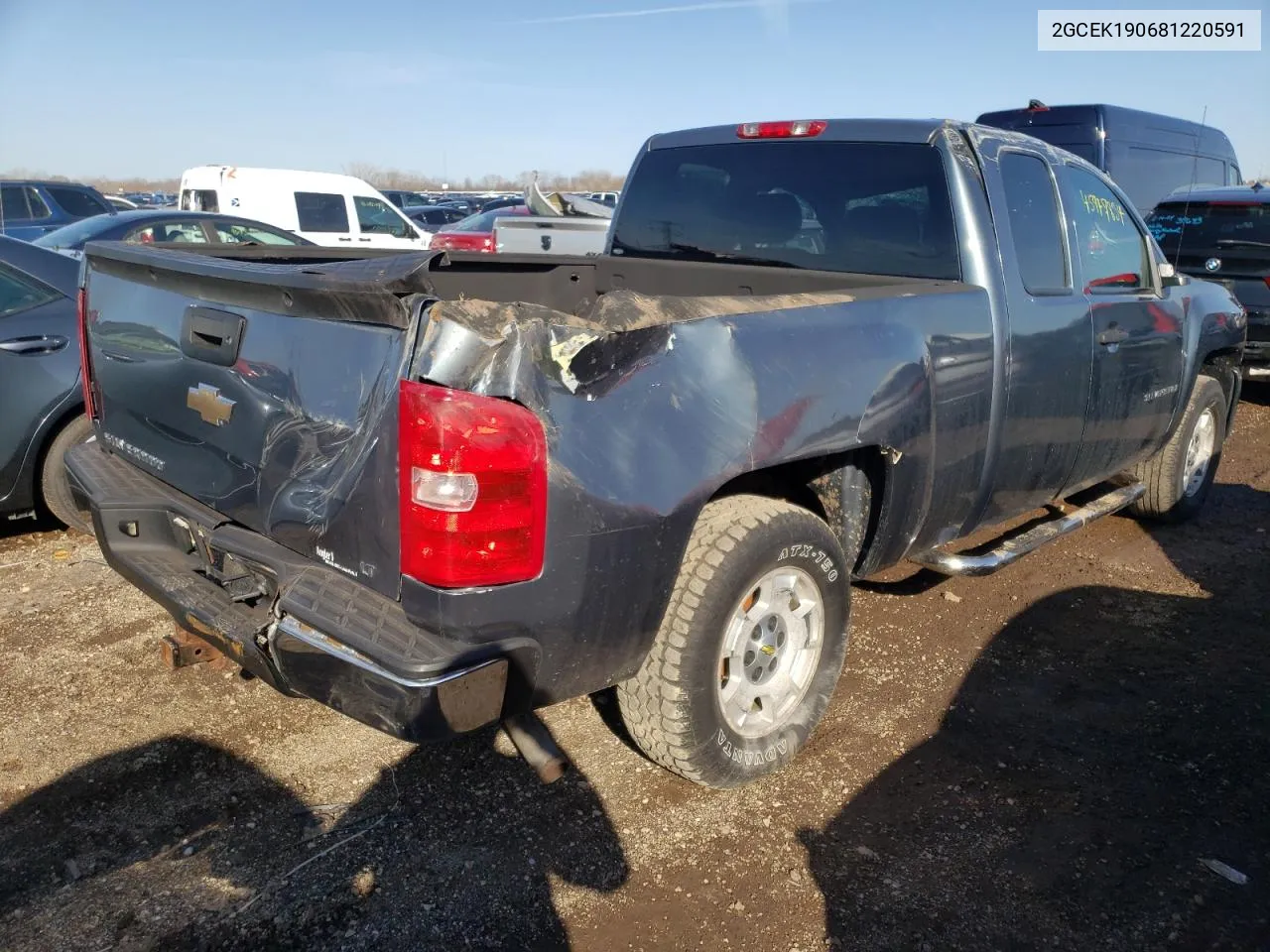 2008 Chevrolet Silverado K1500 VIN: 2GCEK190681220591 Lot: 45947834