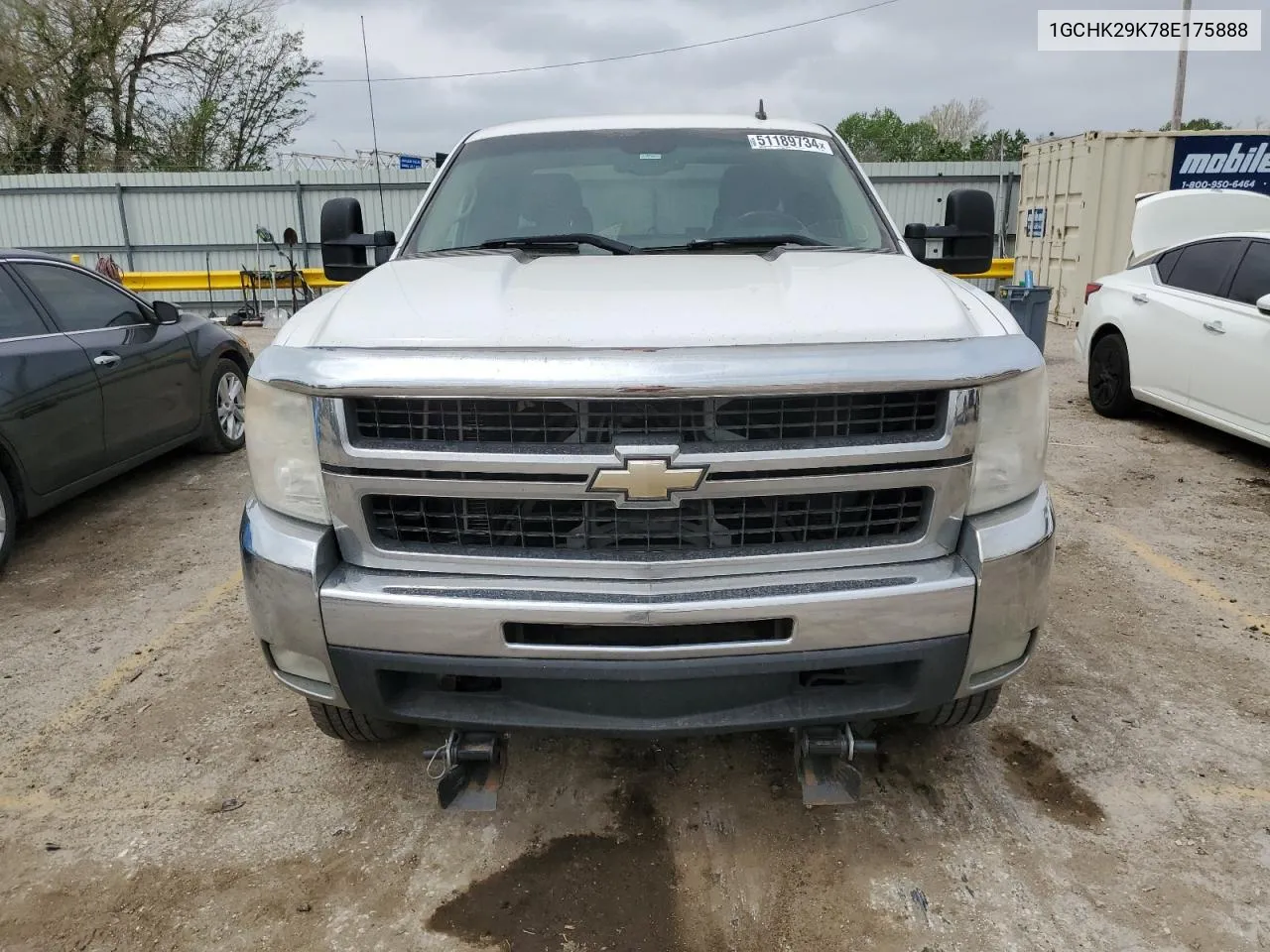 2008 Chevrolet Silverado K2500 Heavy Duty VIN: 1GCHK29K78E175888 Lot: 51189734