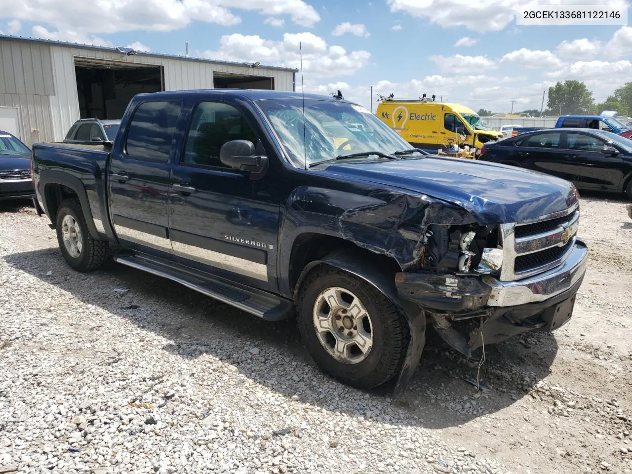 2008 Chevrolet Silverado K1500 VIN: 2GCEK133681122146 Lot: 52461383