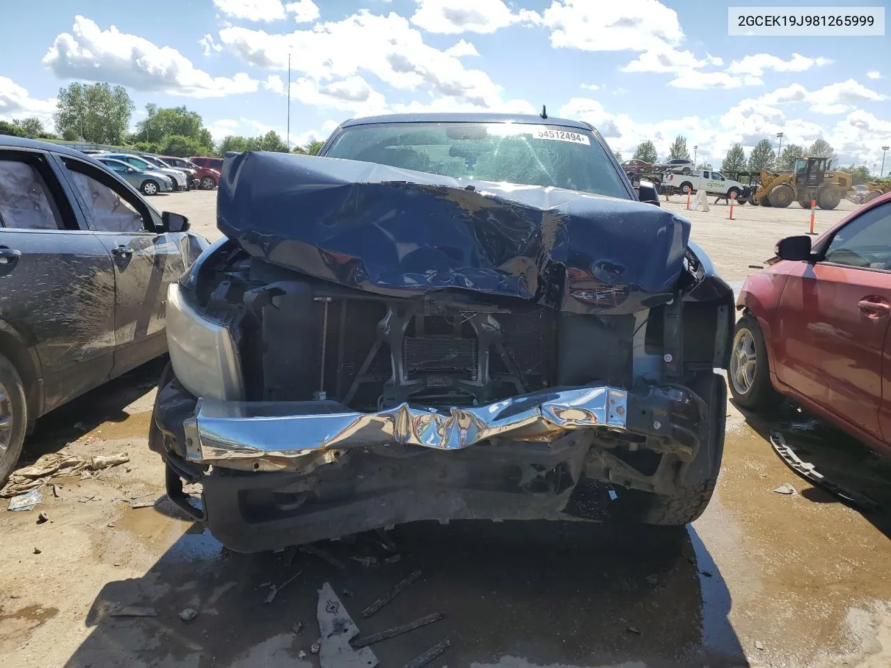 2GCEK19J981265999 2008 Chevrolet Silverado K1500