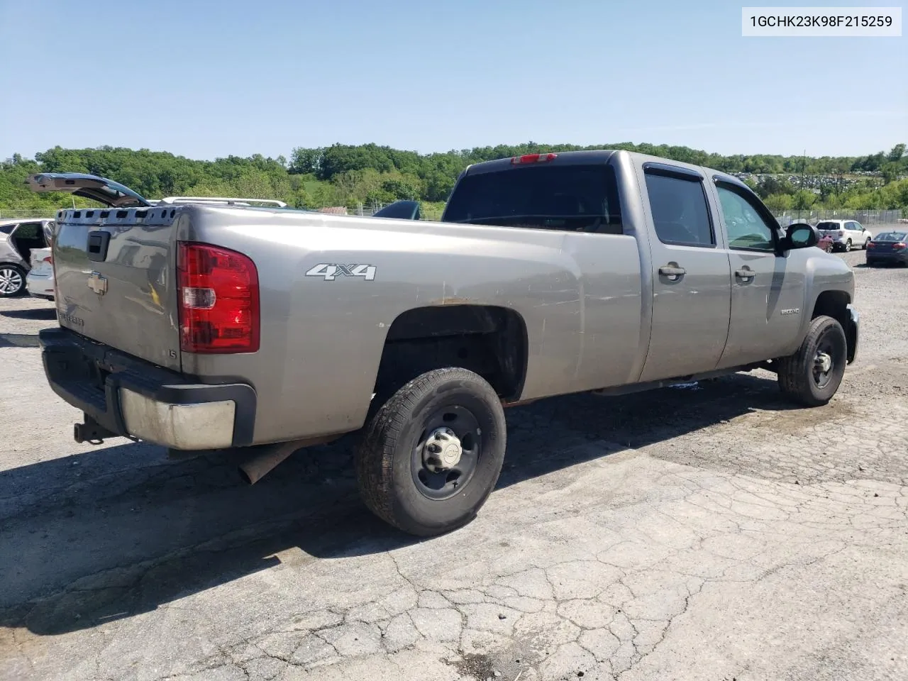 2008 Chevrolet Silverado K2500 Heavy Duty VIN: 1GCHK23K98F215259 Lot: 54572414