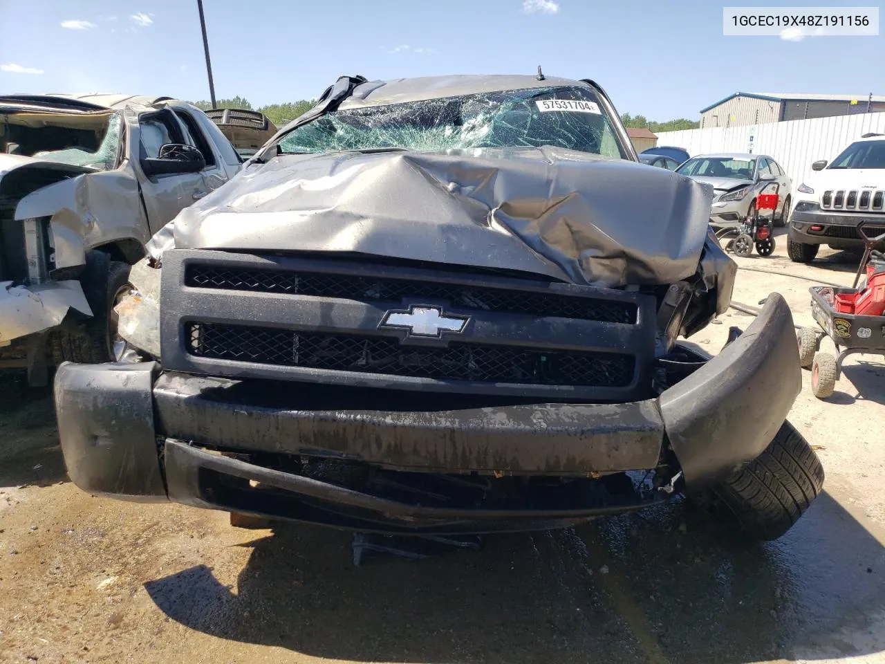 2008 Chevrolet Silverado C1500 VIN: 1GCEC19X48Z191156 Lot: 57531704