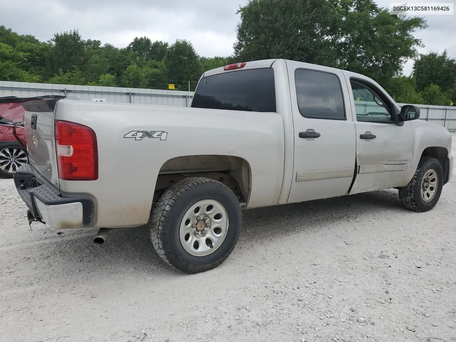 2008 Chevrolet Silverado K1500 VIN: 2GCEK13C581169426 Lot: 57933274