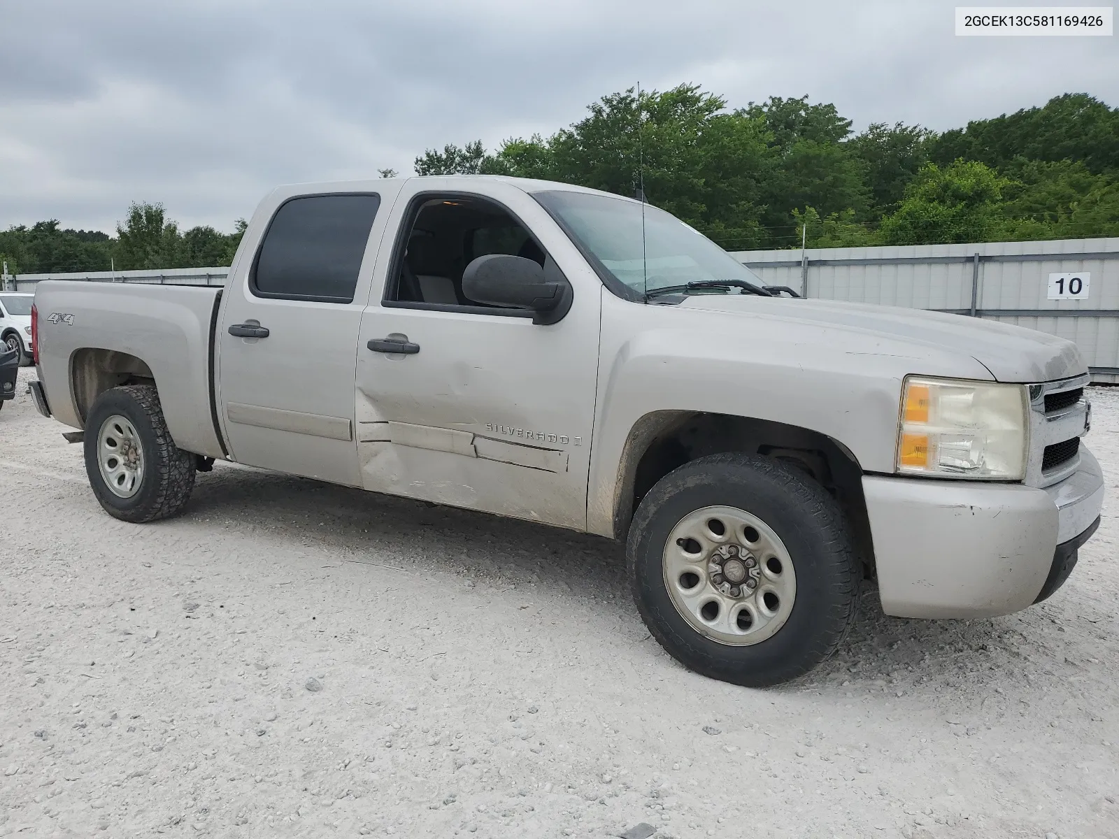 2008 Chevrolet Silverado K1500 VIN: 2GCEK13C581169426 Lot: 57933274