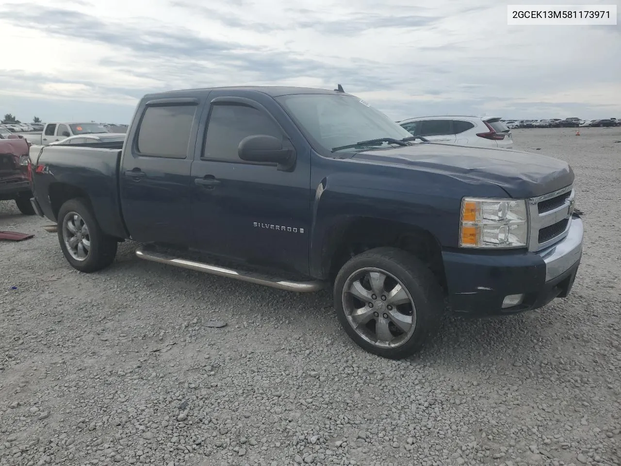 2008 Chevrolet Silverado K1500 VIN: 2GCEK13M581173971 Lot: 58068534