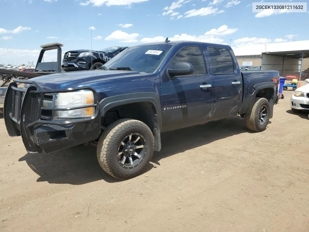 2008 Chevrolet Silverado K1500 VIN: 2GCEK133081211632 Lot: 58609864