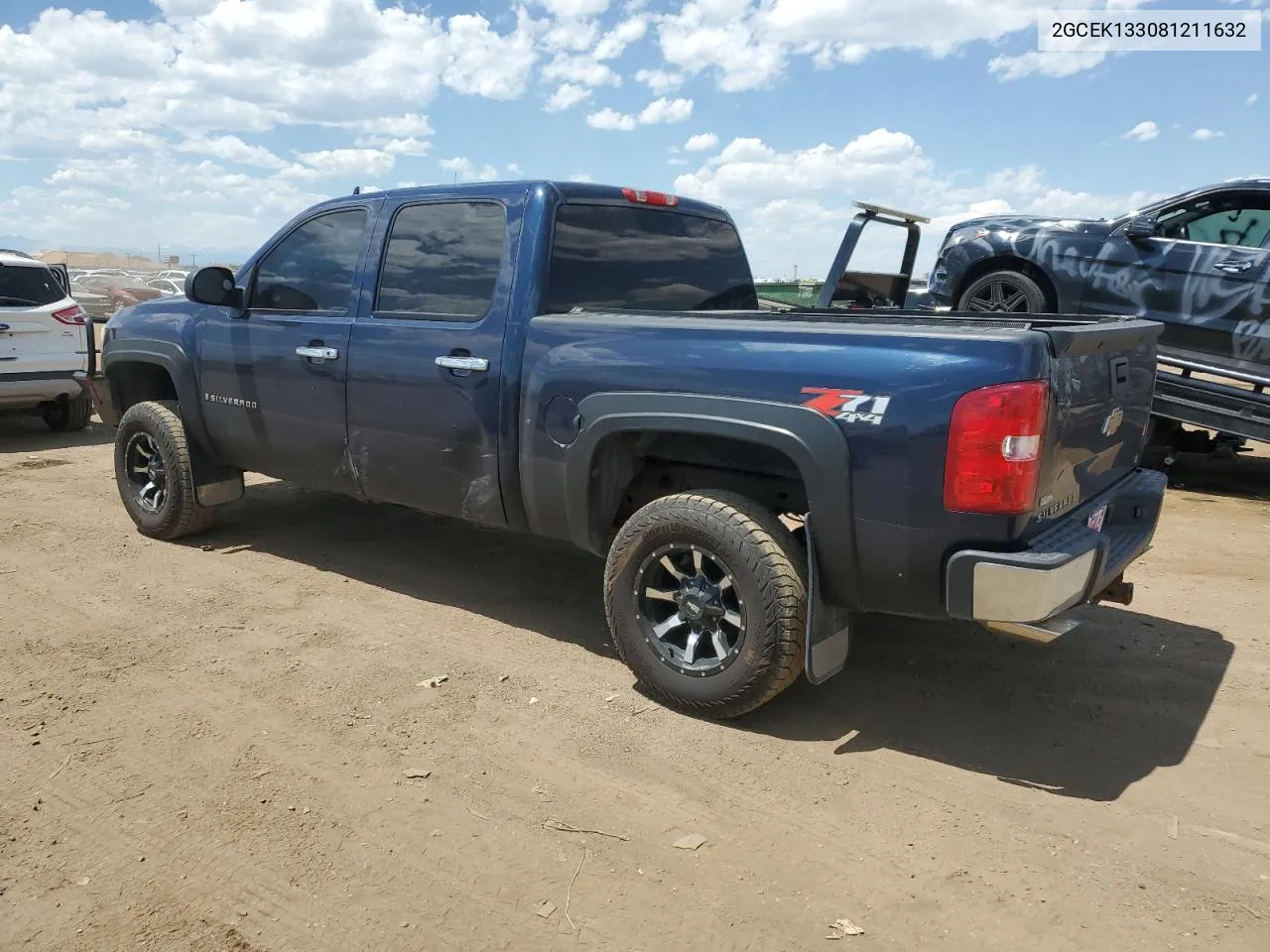 2008 Chevrolet Silverado K1500 VIN: 2GCEK133081211632 Lot: 58609864