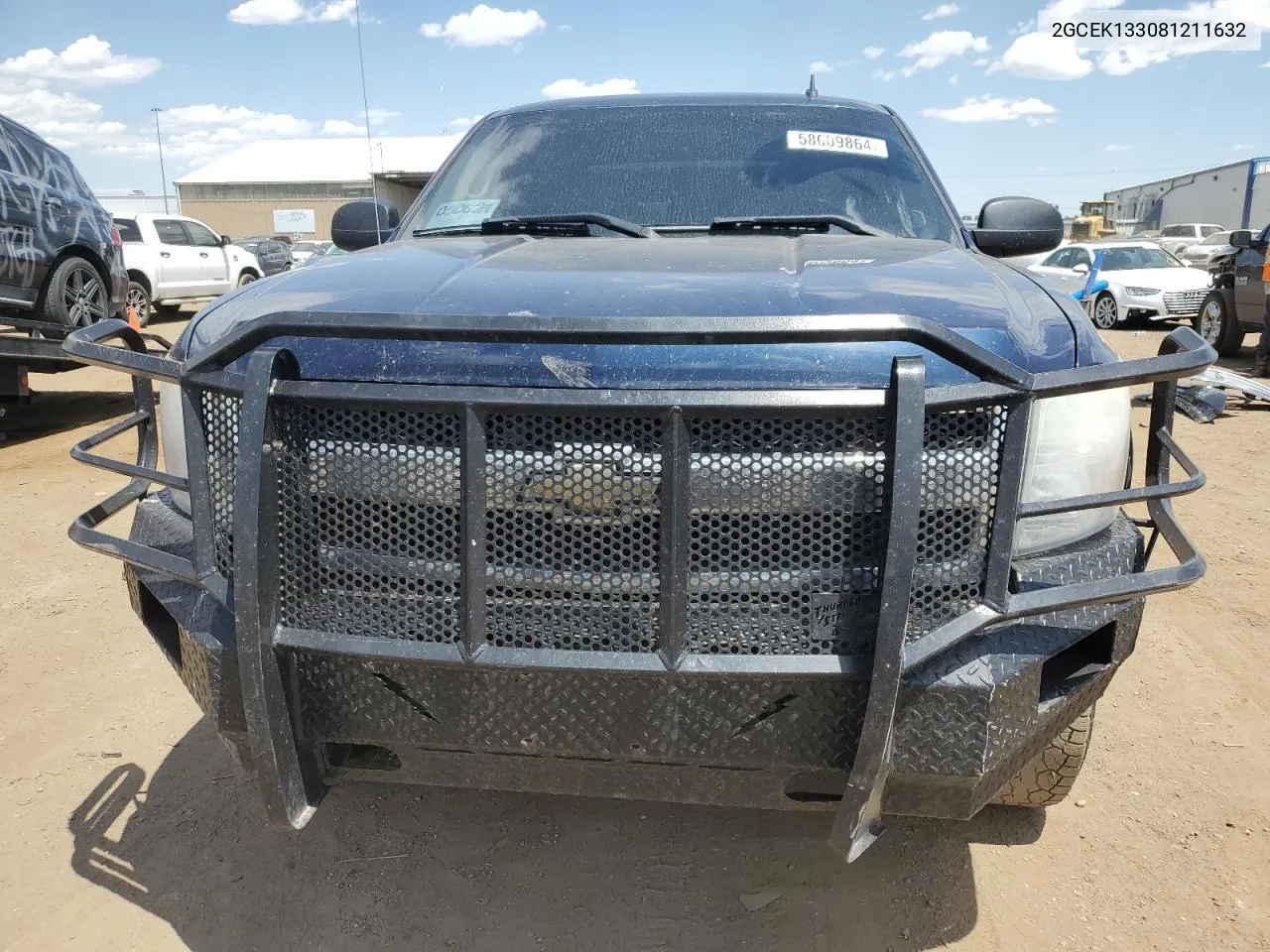 2008 Chevrolet Silverado K1500 VIN: 2GCEK133081211632 Lot: 58609864