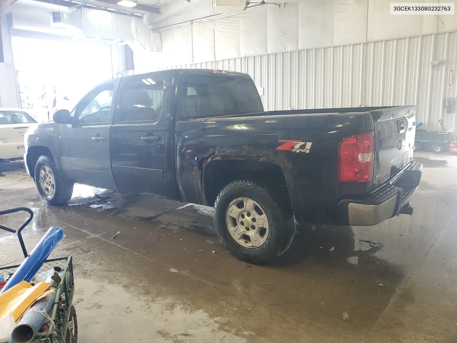 2008 Chevrolet Silverado K1500 VIN: 3GCEK13308G232763 Lot: 59137394