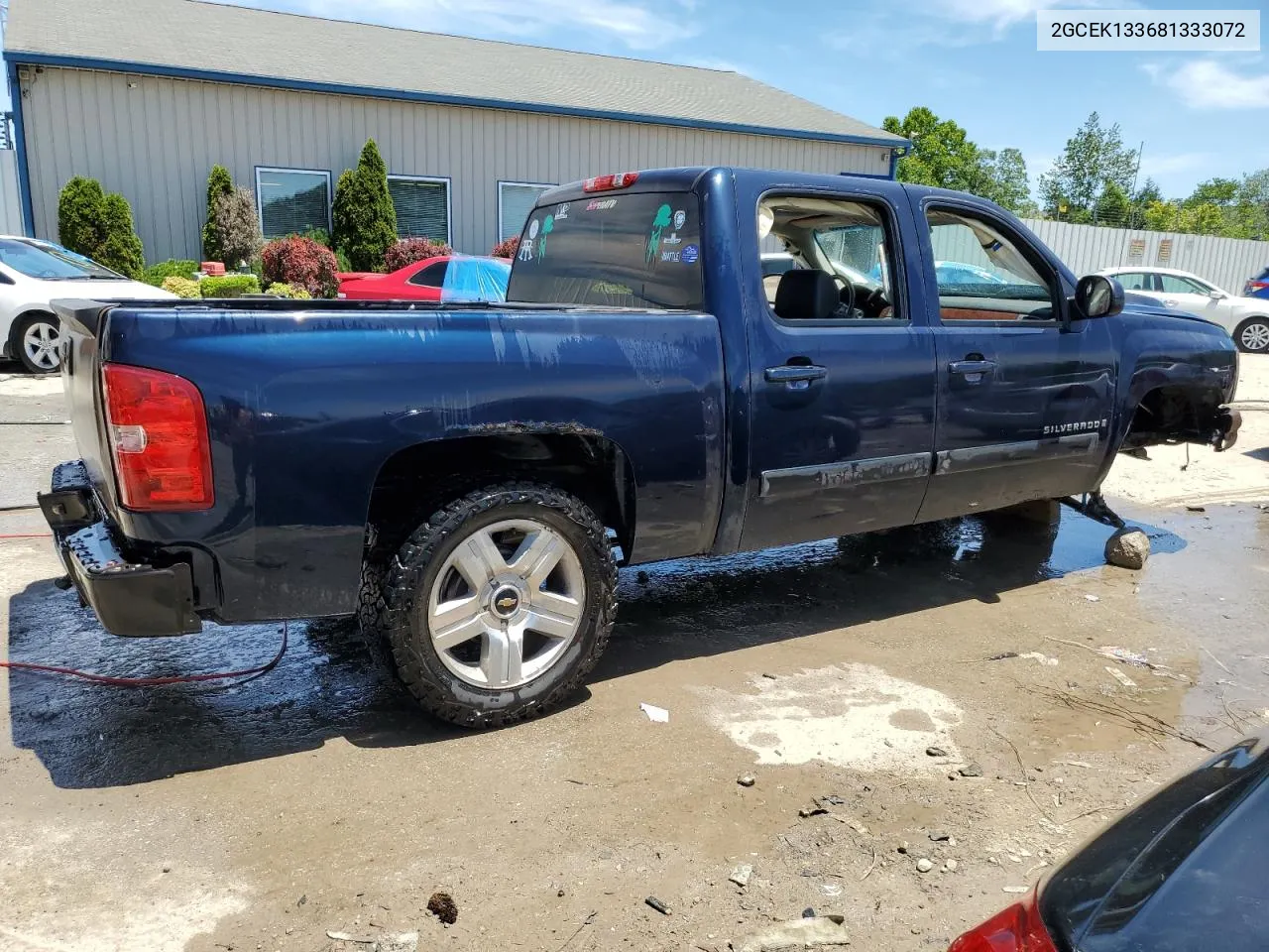 2008 Chevrolet Silverado K1500 VIN: 2GCEK133681333072 Lot: 60863384